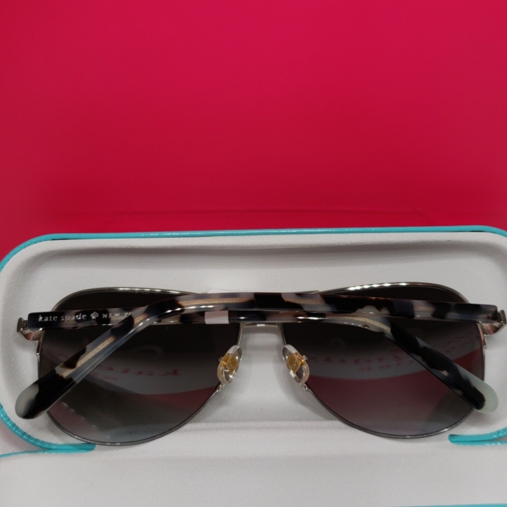 Kate Spade Bethann Sunglasses - Silver - Picture 3 of 7